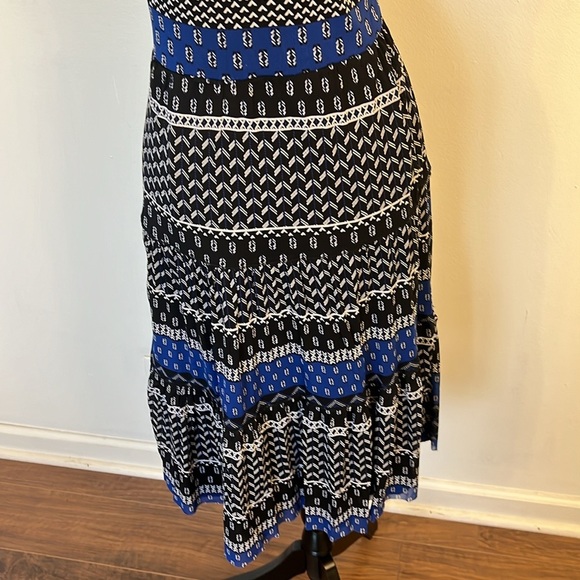 Tahari Lightweight Cottagecore, Midi, Boho Nylon Spandex Blend Dress, Sz. XS. - Picture 8 of 14
